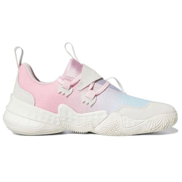 NEW Men\'s Size 11 ADIDAS Trae Young 1 Retro Basketball Shoes White/Pink H68998